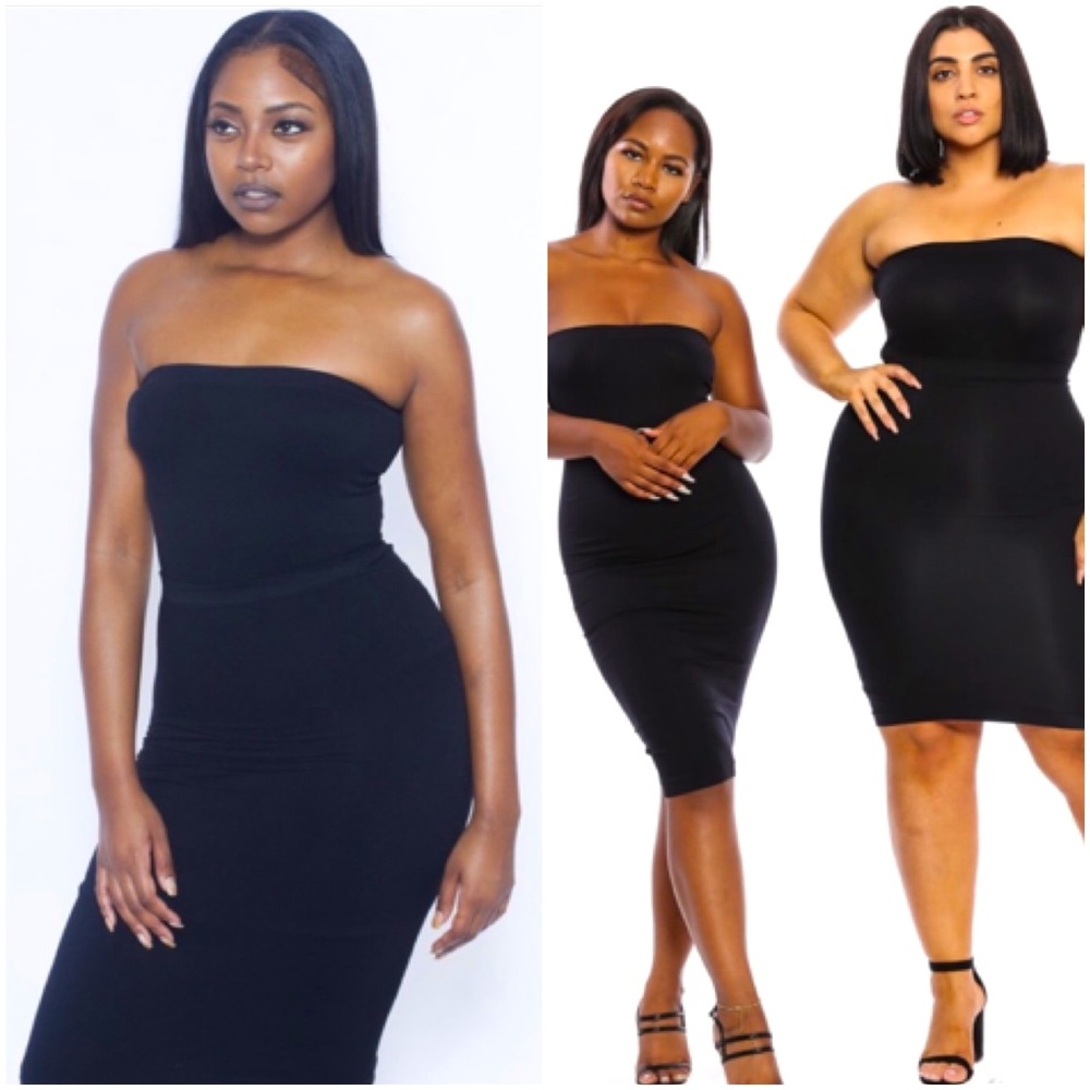 NWOT Babes & Felines Black Double Trouble Dress